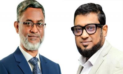 শাহ্জালাল ইসলামী ব্যাংকের নির্বাহী কমিটির চেয়ারম্যান সানাউল্লাহ, ভাইস-চেয়ারম্যান শাকিব আহমেদ 