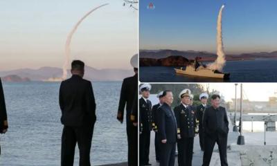 কিমের উপস্থিতিতে ক্ষেপণাস্ত্র ছুড়ল উত্তর কোরিয়া