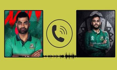 আলোচিত ফোনকল প্রসঙ্গে লাইভে আসছেন তামিম
