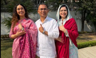 ভোট দিয়েই ফেসবুকে ছবি পোষ্ট, কী বার্তা দিলেন তারেক রহমান