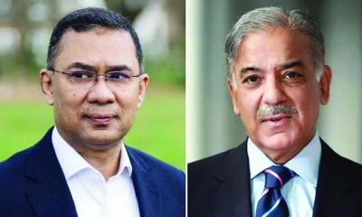 তারেক রহমানকে টেলিফোনে পাকিস্তানের প্রধানমন্ত্রীর ঈদ শুভেচ্ছা