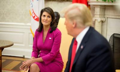 ট্রাম্পকে বুড়ো ও মানসিকভাবে অযোগ্য বললেন নিকি হ্যালি