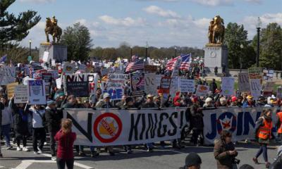 যুক্তরাষ্ট্রজুড়ে ট্রাম্পবিরোধী আন্দোলন, লাখো মানুষের অংশগ্রহণ