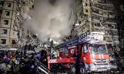 ইউক্রেনে রাশিয়ার হামলায় নিহত ৩, আহত ৩৮