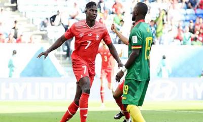 ক্যামেরুনকে হারিয়ে সুইজারল্যান্ডের বিশ্বকাপ শুরু 