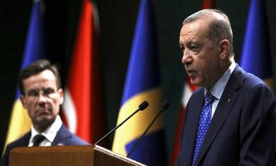 সুইডেনের ন্যাটোতে যাওয়া নিয়ে সিদ্ধান্ত বদলালেন এরদোয়ান