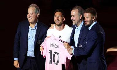 যে ঘটনাক্রমে মায়ামিতে মেসির আগমন