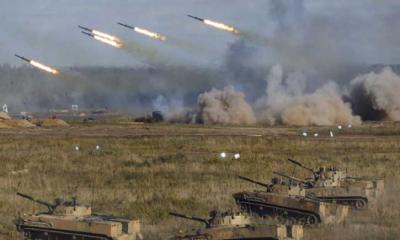 ইউক্রেনে ব্যাপক হামলা রাশিয়ার