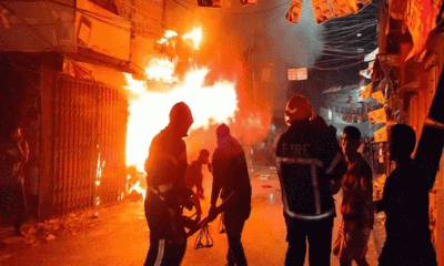 সেই ভবনে অগ্নিনির্বাপণ ব্যবস্থা ছিল না