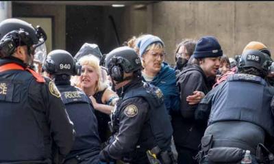 যুক্তরাষ্ট্রে বিক্ষোভ থেকে ৫০ অধ্যাপক আটক 