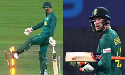 স্ট্যাম্পে লাথি মারায় বড় শাস্তি পেলেন ক্লাসেন