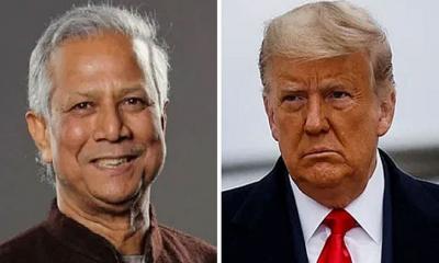 ডোনাল্ড ট্রাম্পের নতুন মেয়াদে ড. ইউনূসের শুভ কামনা