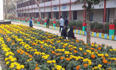 গফরগাঁও সরকারি কলেজ যেন এক ফুলের বাগান