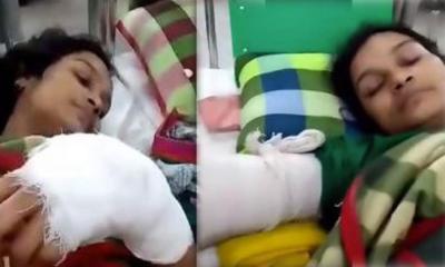 পুরুষাঙ্গ কেটে ফেলার ক্ষোভে স্ত্রীর হাত কেটে প্রতিশোধ নিল স্বামী!