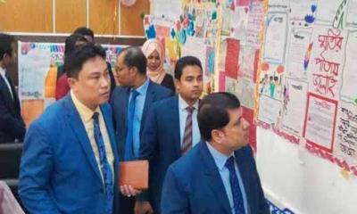 দেওয়ালিকা উৎসবে জুলাই-আগস্ট বিপ্লবের চিত্র