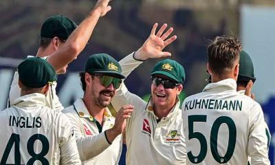 ১৪ বছর পর শ্রীলঙ্কায় অস্ট্রেলিয়ার টেস্ট সিরিজ জয়