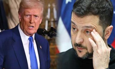 যুদ্ধের জন্য জেলেনস্কিকে দায়ী করলেন ট্রাম্প