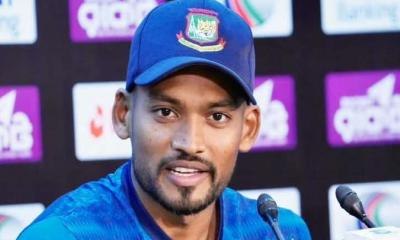 চ্যাম্পিয়নস ট্রফি শেষে ব্যাটিংয়ে উন্নতি করব: শান্ত