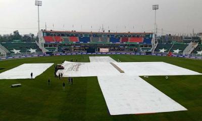 বাংলাদেশ-পাকিস্তানের খেলায় বৃষ্টির জয় 