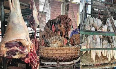 ঈদের বাজারে বেড়েছে মাংসের দাম, স্থিতিশীল নিত্যপণ্য
