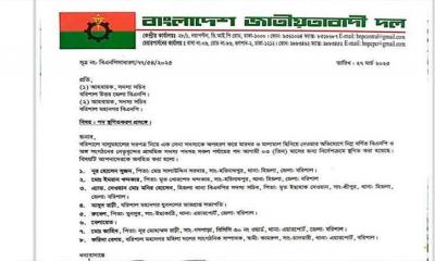 সেনা সদস্য অপহরণ ও হামলার ঘটনায় বরিশালে বিএনপির ৮ নেতার পদ স্থগিত