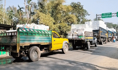 আখাউড়া স্থলবন্দর দিয়ে ভারতে মাছ রফতানি বন্ধ