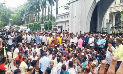 ফের নগর ভবন অবরোধ ইশরাক সমর্থকদের