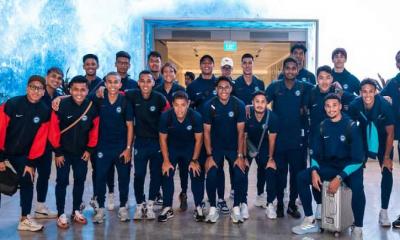 উত্তরায় সিঙ্গাপুর দলের অনুশীলন