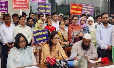 এনবিআরের আন্দোলন প্রত্যাহার