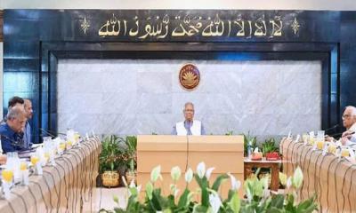 দুই জেলায় চলমান বন্যা পরিস্থিতি নিয়ে উপদেষ্টা পরিষদে আলোচনা