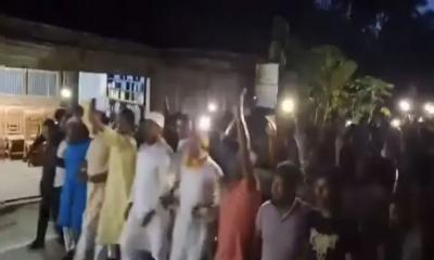 ৫০ লাখ টাকা লেনদেনে পাঁতানো তফসিলের অভিযোগ, প্রতিবাদে একাংশের বিক্ষোভ 