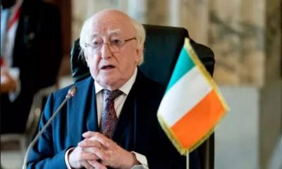 গাজা রক্ষায় সেনা মোতায়েনের আহ্বান আইরিশ প্রেসিডেন্টের