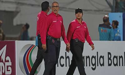 বৃষ্টিতে ভেসে গেল বাংলাদেশের ম্যাচ