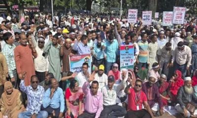 প্রাথমিক শিক্ষকদের কর্মবিরতি শুরু, ৬৫ হাজার স্কুলে ক্লাস বন্ধ