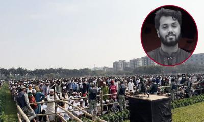 মানিক মিয়া অ্যাভিনিউয়ে মানুষ ঢল