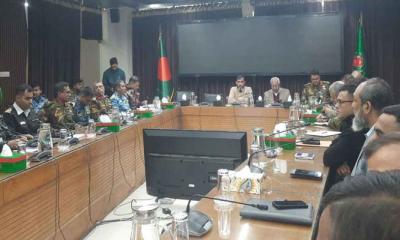 সশস্ত্র ও আইনশৃঙ্খলা বাহিনীর সঙ্গে বৈঠকে ইসি