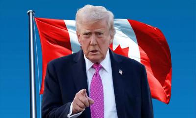 কানাডার ওপর ১০০ শতাংশ শুল্ক আরোপের হুমকি ট্রাম্পের