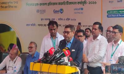 ৩ মে সারাদেশে মিলবে হামের টিকা: স্বাস্থ্যমন্ত্রী