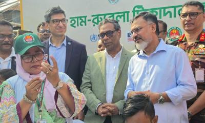 রাজধানীতে হামের টিকাদান ক্যাম্পেইন উদ্বোধন করলেন স্বাস্থ্য প্রতিমন্ত্রী
