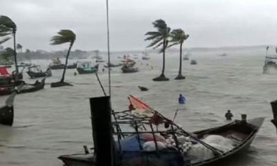 ৬ জেলায় ঝড়ের সতর্কতা, নদীবন্দরে ২ নম্বর সংকেত