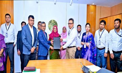 বাংলাদেশ ব্যাংক এবং শাহ্‌জালাল ইসলামী ব্যাংক পিএলসি এর মধ্যে দুইটি পুন:অর্থায়ন স্কিমের আওতায় অংশগ্রহণমূলক চুক্তি স্বাক্ষরিত
