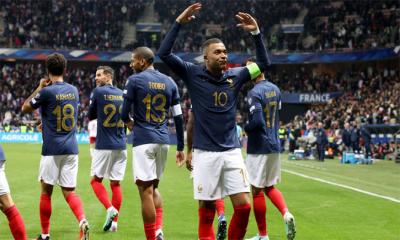 এমবাপ্পের হ্যাটট্রিকে ফ্রান্সের ১৪-০ গোলে জয়