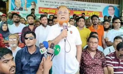 শামীম ওসমান আবার বোরকা পরে পালিয়েছে: বিএনপি সভাপতি