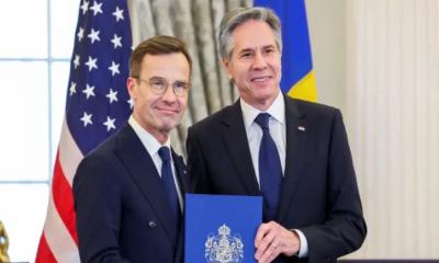 অবশেষে ন্যাটোর সদস্যপদ পেল সুইডেন