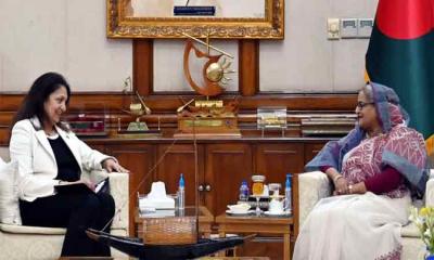 প্রধানমন্ত্রীর সঙ্গে মার্কিন আন্ডার সেক্রেটারি উজরা জেয়ার সাক্ষাৎ