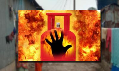 সিলিন্ডার আতঙ্কে দিন কাটছে শ্রমিক কলোনির ৬০০ ভাড়াটিয়ার