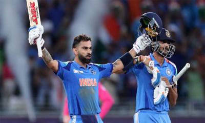 সেঞ্চুরি করেই ভারতকে জেতালেন কোহলি, বিদায়ের শঙ্কায় পাকিস্তান