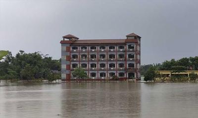 টানা বৃষ্টিতে বেড়েছে সিলেটের নদ-নদীর পানি, নিম্নাঞ্চল প্লাবিত