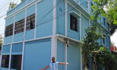 কুমিল্লায় আর্জেন্টিনা পতাকার বাড়ি! 