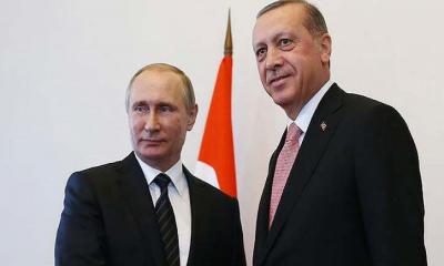 পুতিনের কঠিন সময়ে পাশে দাঁড়ালেন এরদোগান